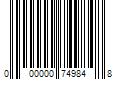 Barcode Image for UPC code 000000749848