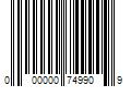 Barcode Image for UPC code 000000749909