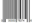 Barcode Image for UPC code 000000753746