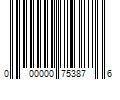 Barcode Image for UPC code 000000753876