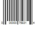 Barcode Image for UPC code 000000758314