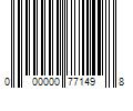 Barcode Image for UPC code 000000771498