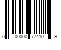 Barcode Image for UPC code 000000774109