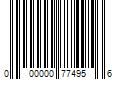 Barcode Image for UPC code 000000774956