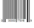 Barcode Image for UPC code 000000778169