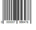 Barcode Image for UPC code 0000007956478