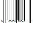 Barcode Image for UPC code 000000800471