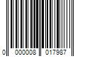 Barcode Image for UPC code 0000008017987