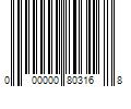 Barcode Image for UPC code 000000803168