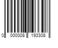 Barcode Image for UPC code 0000008193308