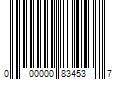 Barcode Image for UPC code 000000834537