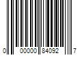 Barcode Image for UPC code 000000840927