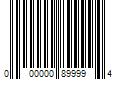 Barcode Image for UPC code 000000899994