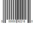 Barcode Image for UPC code 000000922180