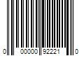 Barcode Image for UPC code 000000922210