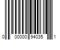 Barcode Image for UPC code 000000940351