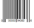 Barcode Image for UPC code 000000943536