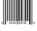 Barcode Image for UPC code 000000947909