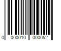 Barcode Image for UPC code 0000010000052