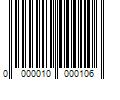 Barcode Image for UPC code 0000010000106