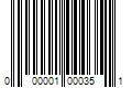 Barcode Image for UPC code 000001000351