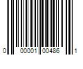 Barcode Image for UPC code 000001004861