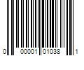 Barcode Image for UPC code 000001010381