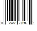 Barcode Image for UPC code 000001011661