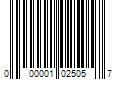 Barcode Image for UPC code 000001025057