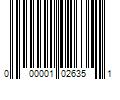 Barcode Image for UPC code 000001026351