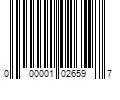 Barcode Image for UPC code 000001026597