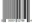 Barcode Image for UPC code 000001027594