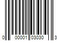 Barcode Image for UPC code 000001030303