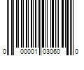 Barcode Image for UPC code 000001030600