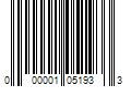 Barcode Image for UPC code 000001051933