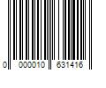 Barcode Image for UPC code 0000010631416