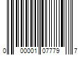 Barcode Image for UPC code 000001077797