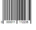 Barcode Image for UPC code 0000011112235