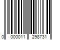 Barcode Image for UPC code 0000011298731