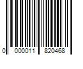 Barcode Image for UPC code 0000011820468