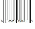 Barcode Image for UPC code 000001191813