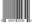 Barcode Image for UPC code 000001200300