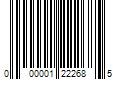 Barcode Image for UPC code 000001222685