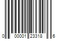 Barcode Image for UPC code 000001233186