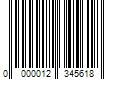 Barcode Image for UPC code 0000012345618