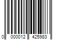 Barcode Image for UPC code 000001242598348