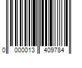 Barcode Image for UPC code 0000013409784