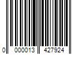 Barcode Image for UPC code 0000013427924