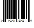 Barcode Image for UPC code 000001360035