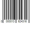 Barcode Image for UPC code 0000013624316